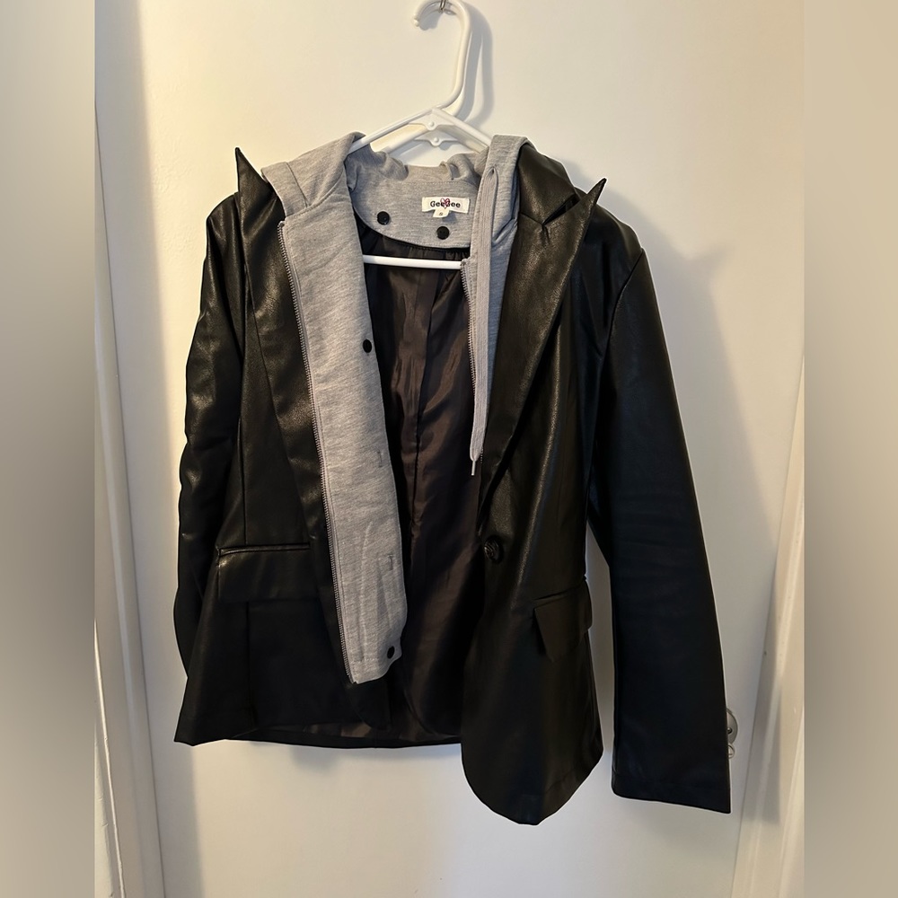 Brand new /never worn GeeGee faux leather jacket